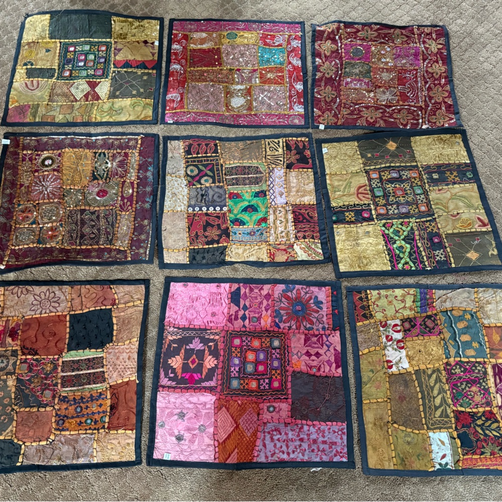 Pillow covers! Set of 9